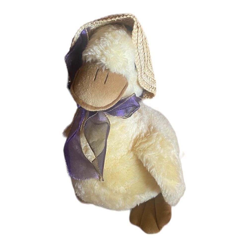 Good Stuff Corp. Vintage duck plush with hat